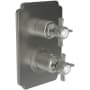 Newport Brass Fairfield Thermostatic Valve Trim Only with 2 Cross Handles - Less Rough In Satin Nickel