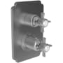 Newport Brass Fairfield Thermostatic Valve Trim Only with 2 Cross Handles - Less Rough In Stainless Steel (PVD)