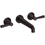 Newport Brass Metropole 1.2 GPM Wall Mounted Widespread Bathroom Faucet with Lever Handle Venetian Bronze