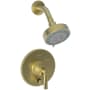 Newport Brass Miro Single Handle Pressure Balanced Shower Trim Only with Metal Lever Handle less Valve Satin Brass (PVD)