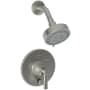 Newport Brass Miro Single Handle Pressure Balanced Shower Trim Only with Metal Lever Handle less Valve Satin Nickel