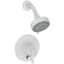 Newport Brass Miro Single Handle Pressure Balanced Shower Trim Only with Metal Lever Handle less Valve Matte White