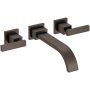 Newport Brass Secant 1.2 GPM Wall Mounted Widespread Bathroom Faucet English Bronze