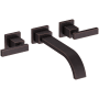 Newport Brass Secant 1.2 GPM Wall Mounted Widespread Bathroom Faucet Venetian Bronze