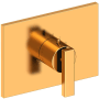 Newport Brass Secant Thermostatic Valve Trim Only with 1 Lever Handles - Less Rough In Aged Brass