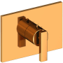 Newport Brass Secant Thermostatic Valve Trim Only with 1 Lever Handles - Less Rough In Polished Gold (PVD)