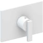 Newport Brass Secant Thermostatic Valve Trim Only with 1 Lever Handles - Less Rough In Matte White