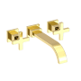 Newport Brass Secant 1.2 GPM Wall Mounted Widespread Bathroom Faucet Forever Brass (PVD)