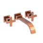 Newport Brass Secant 1.2 GPM Wall Mounted Widespread Bathroom Faucet Antique Copper