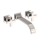 Newport Brass Secant 1.2 GPM Wall Mounted Widespread Bathroom Faucet Polished Nickel (PVD)