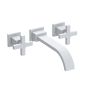 Newport Brass Secant 1.2 GPM Wall Mounted Widespread Bathroom Faucet Matte White