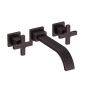 Newport Brass Secant 1.2 GPM Wall Mounted Widespread Bathroom Faucet Venetian Bronze
