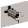 Newport Brass Secant Thermostatic Valve Trim Only with Single Cross Handle and Diverter Functionality - Less Rough In Polished Nickel