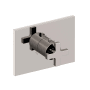 Newport Brass Secant Thermostatic Valve Trim Only with Single Cross Handle and Diverter Functionality - Less Rough In Polished Nickel (PVD)