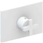Newport Brass Secant Thermostatic Valve Trim Only with Single Cross Handle and Diverter Functionality - Less Rough In Matte White