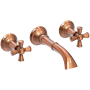 Newport Brass Aylesbury 1.2 GPM Wall Mounted Widespread Bathroom Faucet Antique Copper