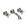 Newport Brass Aylesbury 1.2 GPM Wall Mounted Widespread Bathroom Faucet Polished Nickel (PVD)