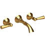 Newport Brass Aylesbury 1.2 GPM Wall Mounted Widespread Bathroom Faucet Polished Gold (PVD)