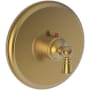 Newport Brass Aylesbury Thermostatic Valve Trim Only with 1 Lever Handles - Less Rough In Satin Bronze (PVD)