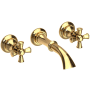 Newport Brass Sutton 1.2 GPM Wall Mounted Widespread Bathroom Faucet Polished Brass Uncoated (Living)