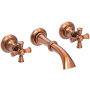 Newport Brass Sutton 1.2 GPM Wall Mounted Widespread Bathroom Faucet Antique Copper