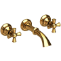 Newport Brass Sutton 1.2 GPM Wall Mounted Widespread Bathroom Faucet Polished Gold (PVD)