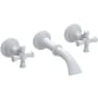 Newport Brass Sutton 1.2 GPM Wall Mounted Widespread Bathroom Faucet Matte White