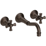 Newport Brass Jacobean 1.2 GPM Wall Mounted Widespread Bathroom Faucet English Bronze