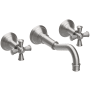 Newport Brass Jacobean 1.2 GPM Wall Mounted Widespread Bathroom Faucet Stainless Steel (PVD)