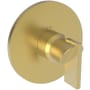 Newport Brass Priya Thermostatic Valve Trim Only with 1 Lever Handles - Less Rough In Satin Gold (PVD)