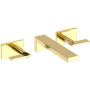 Newport Brass Metro 1.2 GPM Wall Mounted Widespread Bathroom Faucet Forever Brass (PVD)