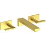 Newport Brass Metro 1.2 GPM Wall Mounted Widespread Bathroom Faucet Satin Brass (PVD)