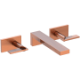 Newport Brass Metro 1.2 GPM Wall Mounted Widespread Bathroom Faucet Antique Copper