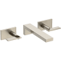 Newport Brass Metro 1.2 GPM Wall Mounted Widespread Bathroom Faucet Antique Nickel