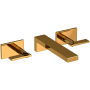 Newport Brass Metro 1.2 GPM Wall Mounted Widespread Bathroom Faucet Polished Gold (PVD)