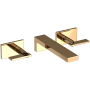 Newport Brass Metro 1.2 GPM Wall Mounted Widespread Bathroom Faucet French Gold (PVD)