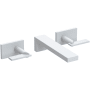 Newport Brass Metro 1.2 GPM Wall Mounted Widespread Bathroom Faucet Matte White
