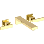 Newport Brass Skylar 1.2 GPM Wall Mounted Widespread Bathroom Faucet Forever Brass (PVD)