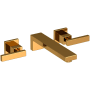 Newport Brass Skylar 1.2 GPM Wall Mounted Widespread Bathroom Faucet Polished Gold (PVD)