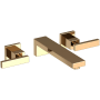 Newport Brass Skylar 1.2 GPM Wall Mounted Widespread Bathroom Faucet French Gold (PVD)