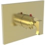 Newport Brass Joffrey Thermostatic Valve Trim Only with 1 Lever Handles - Less Rough In Polished Brass Uncoated (Living)