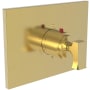 Newport Brass Joffrey Thermostatic Valve Trim Only with 1 Lever Handles - Less Rough In Polished Gold (PVD)