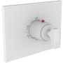 Newport Brass Joffrey Thermostatic Valve Trim Only with 1 Lever Handles - Less Rough In Matte White