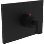 Newport Brass Joffrey Thermostatic Valve Trim Only with 1 Lever Handles - Less Rough In Flat Black
