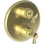 Newport Brass Vander Thermostatic Valve Trim Only with 2 Lever Handles - Less Rough In Forever Brass (PVD)