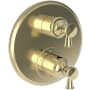 Newport Brass Vander Thermostatic Valve Trim Only with 2 Lever Handles - Less Rough In French Gold (PVD)