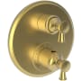 Newport Brass Vander Thermostatic Valve Trim Only with 2 Lever Handles - Less Rough In Satin Gold (PVD)