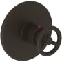 Newport Brass Slater Thermostatic Valve Trim Only with Single Wheel Handle and Diverter Functionality - Less Rough In Oil Rubbed Bronze