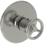Newport Brass Slater Thermostatic Valve Trim Only with Single Wheel Handle and Diverter Functionality - Less Rough In Polished Nickel