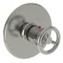 Newport Brass Slater Thermostatic Valve Trim Only with Single Wheel Handle and Diverter Functionality - Less Rough In Polished Nickel (PVD)
